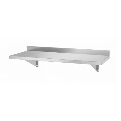 Nástěnná police se 2 držáky, HENDI, 800x300x250 mm, 800x300x(H)250mm | 816486